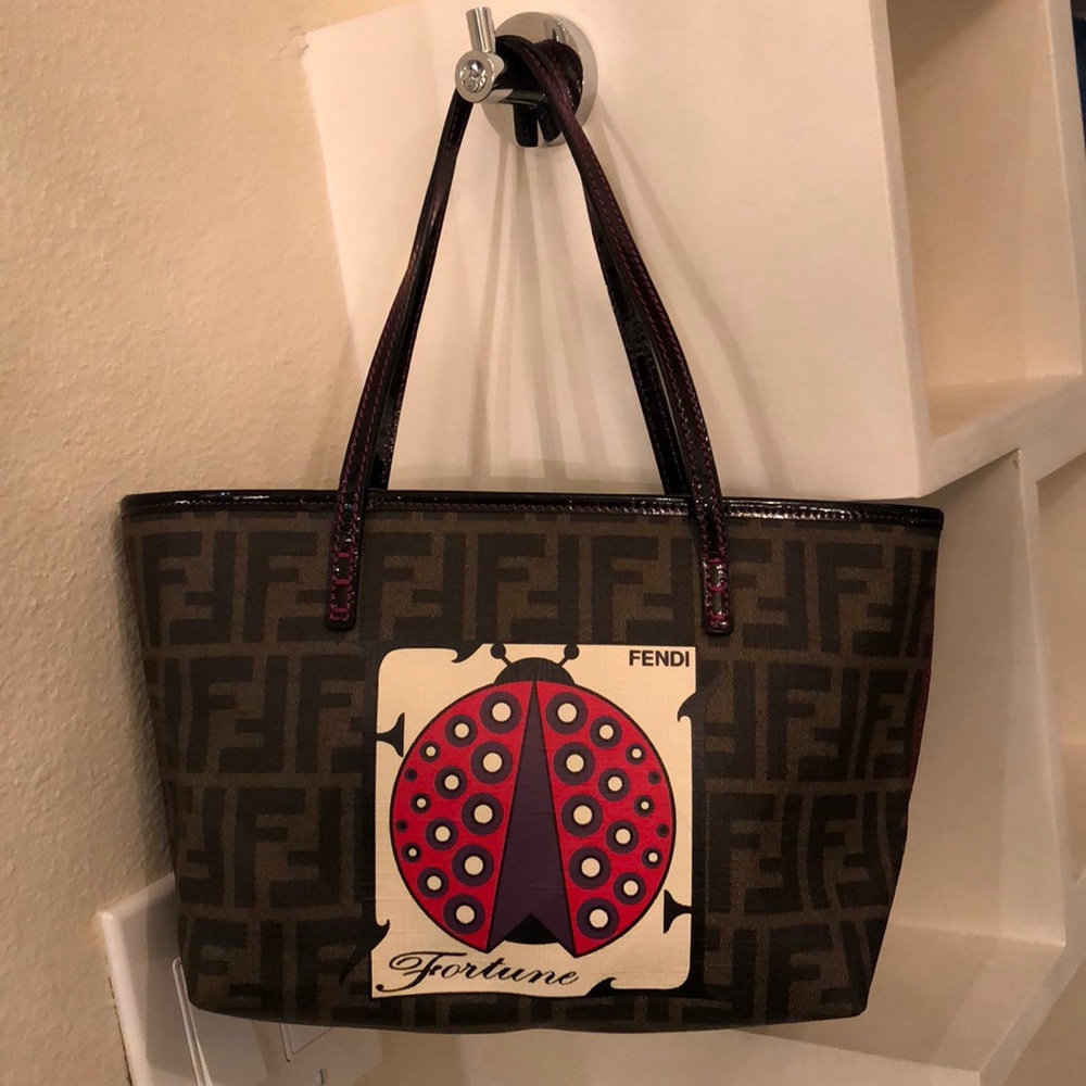 Zucca Lady Bug Small Tote / Fendi Limited Edition